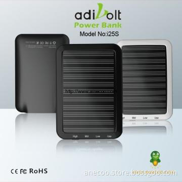 Adivolt 2500mAh Portable Solar Power Charger Battery  for Mobile Phone